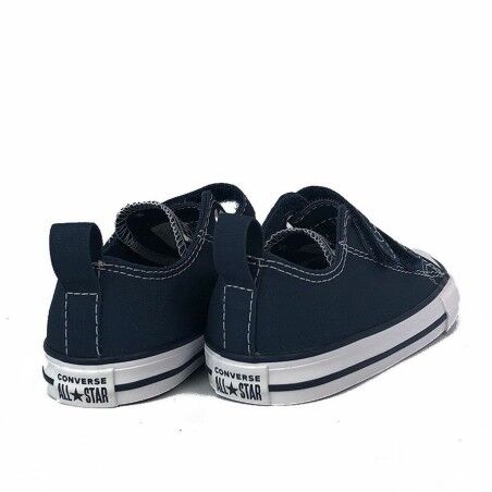 Scarpe da Tennis Casual Bambino Converse Chuck Taylor All Star Blu Marino Velcro