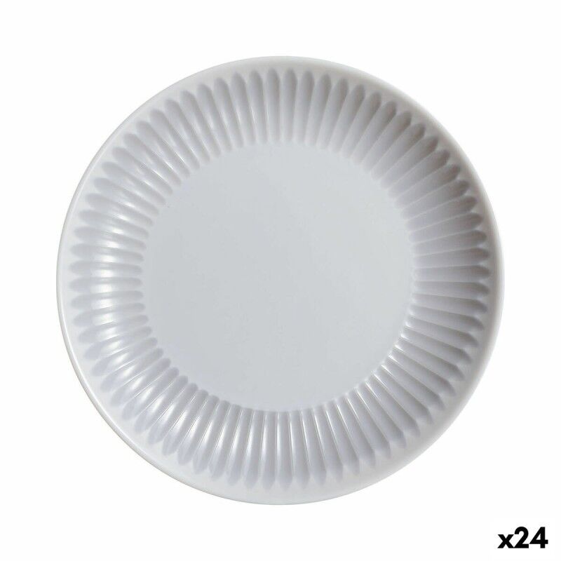 Piatto da Dolce Luminarc Cottage Grigio Vetro 19 cm (24 Unità) Piatto da Dolce Luminarc Cottage Grigio Vetro 19 cm (24 Unità)
