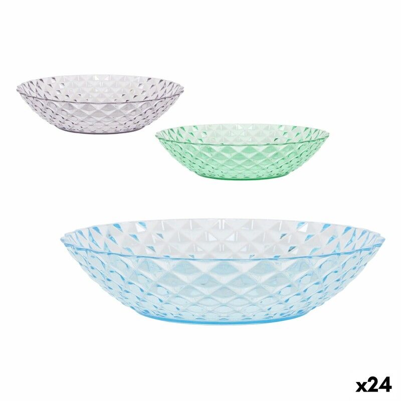 Piatto Fondo La Mediterránea Plastica 20 x 20 x 4,5 cm (24 Unità) Piatto Fondo La Mediterránea Plastica 20 x 20 x 4,5 cm (24 Unità)