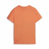 Maglia a Maniche Corte per Bambini Puma Ess Block Nero Arancio