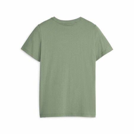 Maglia a Maniche Corte per Bambini Puma Ess Block Verde