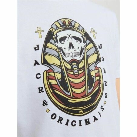 Maglia a Maniche Corte per Bambini Jack & Jones Jorheavens Bianco