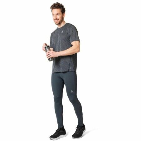 Maglia a Maniche Corte Unisex Odlo Zeroweight Enginee Grigio scuro
