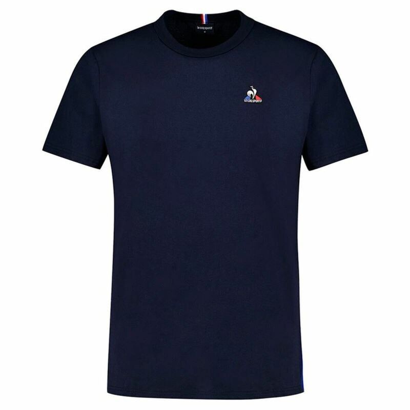 Maglia a Maniche Corte Unisex Le coq sportif Tri N°1 Sky Blu scuro Maglia a Maniche Corte Unisex Le coq sportif Tri N°1 Sky Blu scuro