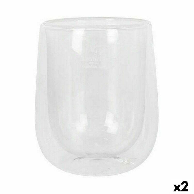 Set di Bicchieri Santa Clara Termico Vetro Borosilicato 2 Pezzi (2 Unità) Set di Bicchieri Santa Clara Termico Vetro Borosilicato 2 Pezzi (2 Unità)