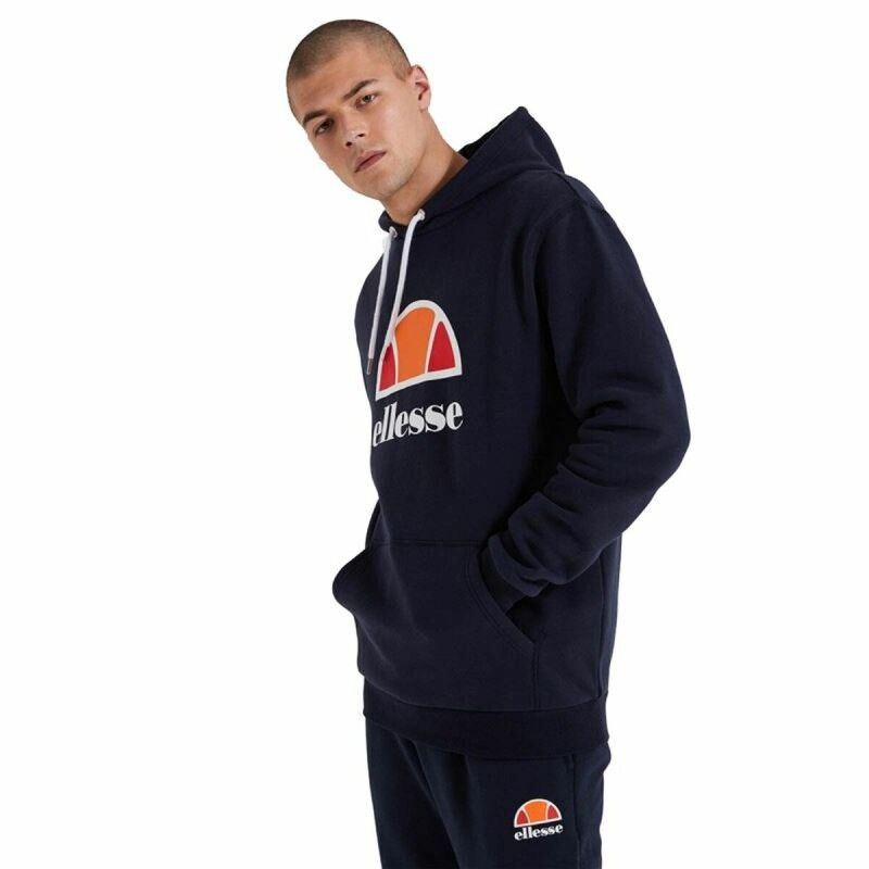 Felpa con Cappuccio Uomo Ellesse Dahryl OH Blu scuro Felpa con Cappuccio Uomo Ellesse Dahryl OH Blu scuro