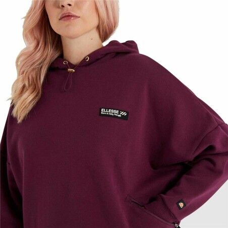Felpa con Cappuccio Donna Ellesse  Semprevisa Verde Melanzana