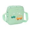 Borsa a Tracolla Safta Macchine Verde 16 x 18 x 4 cm