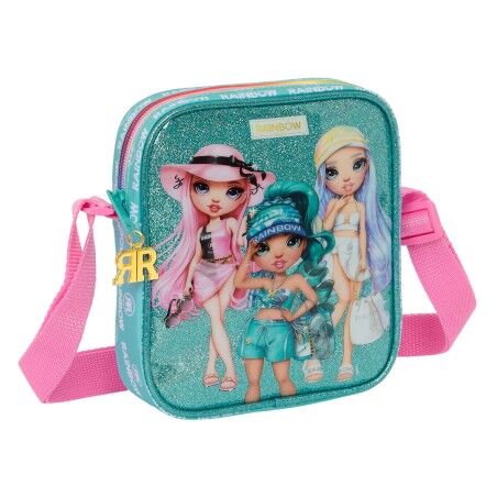 Borsa a Tracolla Rainbow High Paradise Turchese 16 x 18 x 4 cm