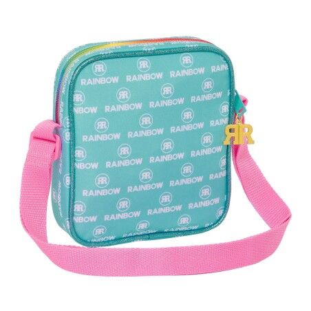 Borsa a Tracolla Rainbow High Paradise Turchese 16 x 18 x 4 cm