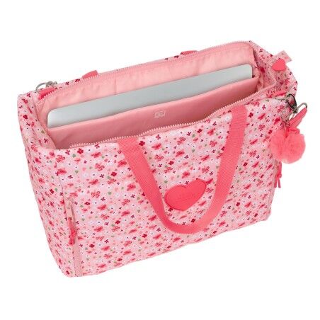 Borsa Vicky Martín Berrocal In bloom Rosa 40 x 31 x 17 cm