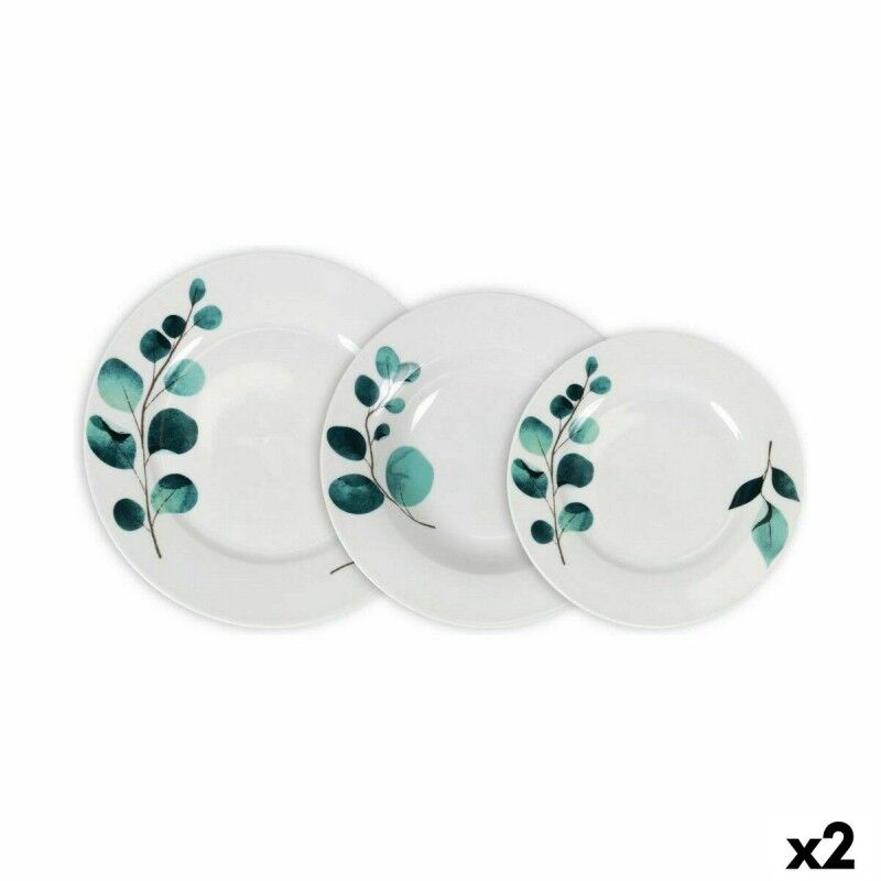 Set di Stoviglie La Mediterránea Detroit Rotonda 18 Pezzi (2 Unità) Set di Stoviglie La Mediterránea Detroit Rotonda 18 Pezzi (2 Unità)