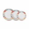 Set di Stoviglie La Mediterránea Palma Rotonda 18 Pezzi (2 Unità)