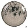 Piatto per Dolce La Mediterránea Aspe Grigio Ø 19,8 x 2,7 cm (12 Unità)