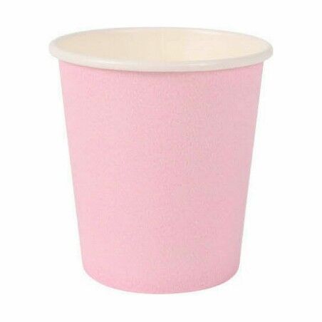 Set di Bicchieri Algon Monouso Cartone Rosa 20 Pezzi 120 ml (24 Unità)
