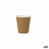 Set di Bicchieri Algon Monouso carta kraft 50 Pezzi 120 ml (20 Unità)