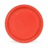 Set di piatti Algon Monouso Cartone Rosso 10 Pezzi 20 x 20 x 1,5 cm (36 Unità)