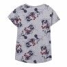 Maglia a Maniche Corte Donna Minnie Mouse Grigio