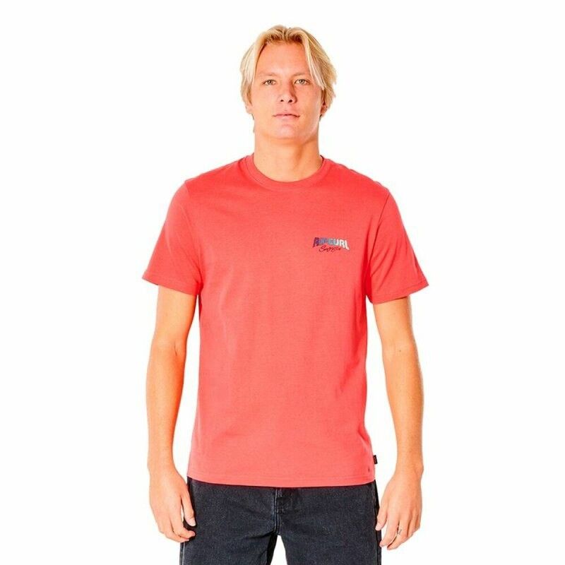 Maglia a Maniche Corte Uomo Rip Curl Revival Inverted M Salmone Maglia a Maniche Corte Uomo Rip Curl Revival Inverted M Salmone