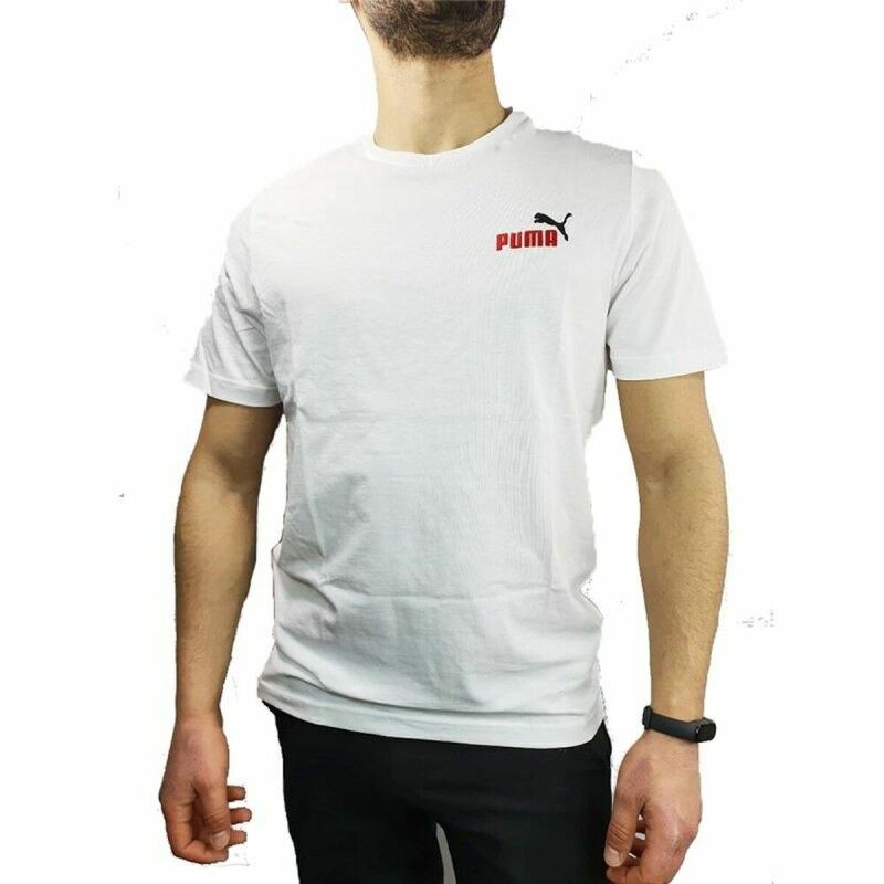 Maglia Sportiva a Maniche Corte Puma Essentials+ Embroidery M Maglia Sportiva a Maniche Corte Puma Essentials+ Embroidery M
