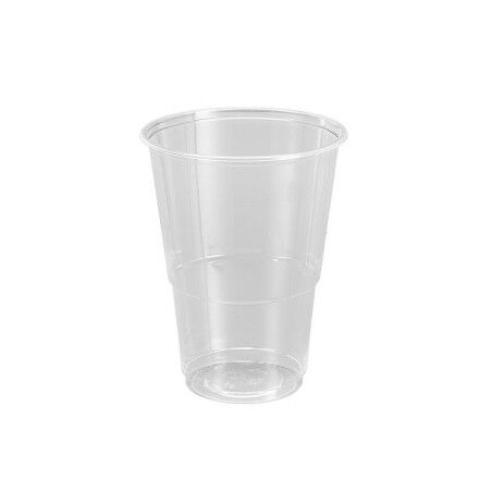 Set di bicchieri riutilizzabili Algon Plastica Trasparente 50 Pezzi 330 ml (12 Unità)