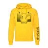 Felpa con Cappuccio Unisex Pokémon Pikachu Katakana Giallo