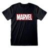 Maglia a Maniche Corte Unisex Marvel Nero
