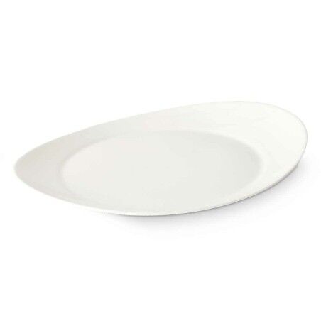Piatto da pranzo Vivalto LYBP-120 Bianco Vetro opalino 30,5 x 3 x 26 cm (18 Unità)
