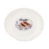 Piatto da pranzo Vivalto LYBP-120 Bianco Vetro opalino 30,5 x 3 x 26 cm (18 Unità)