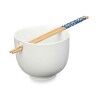 Ciotola Kinvara B10067A Bianco Bambù 24 x 10,7 x 13,3 cm Bacchette asiatico/oriental (12 Unità)