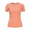 Maglia a Maniche Corte Donna Jack & Jones Jxfrankie Wash Ss Corallo