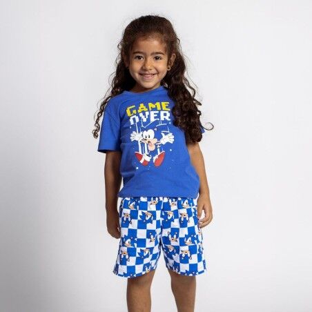 Pigiama Per bambini Sonic Azzurro