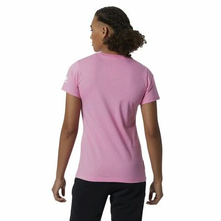 Maglia a Maniche Corte Donna New Balance Essentials Celebrate Rosa