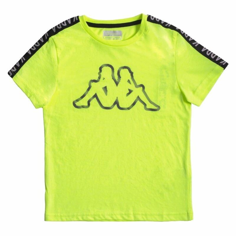 Maglia a Maniche Corte per Bambini Kappa Skappa K Verde limone Maglia a Maniche Corte per Bambini Kappa Skappa K Verde limone
