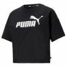 Maglia a Maniche Corte Donna Puma CROPPED LOGO TEE 586866 01  Nero