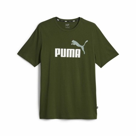 Maglia a Maniche Corte Uomo Puma  Ess+ 2 Col Logo  L