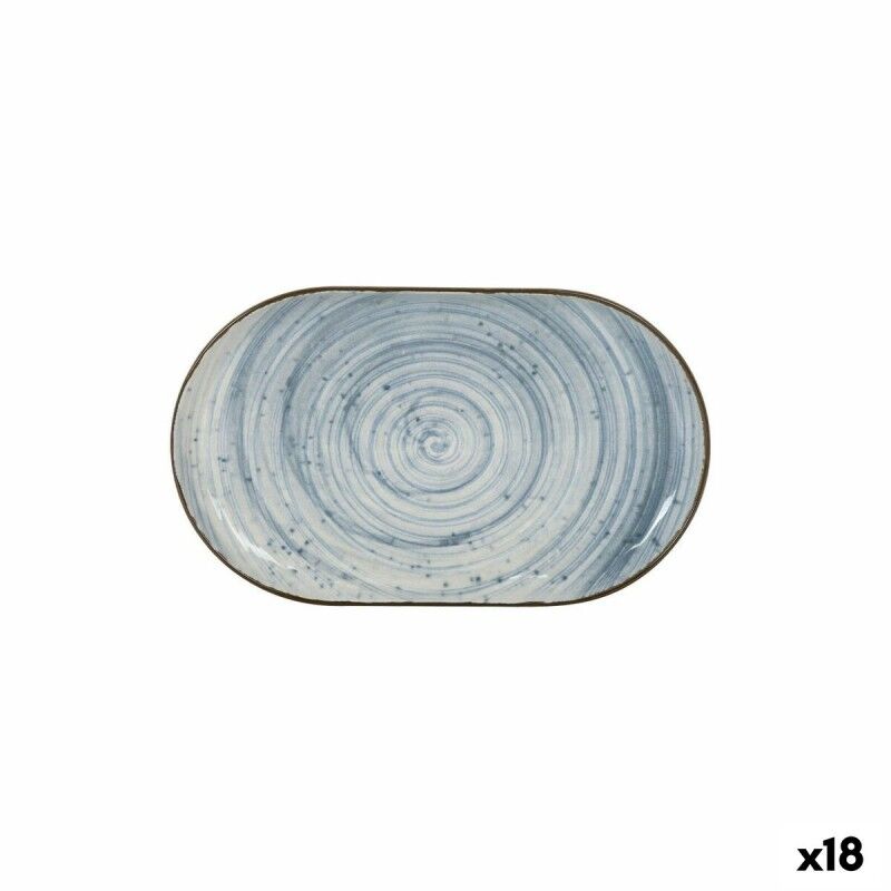 Vassoio per aperitivi La Mediterránea Anllo Ovale 25 x 15 x 2,2 cm (18 Unità) Vassoio per aperitivi La Mediterránea Anllo Ovale 25 x 15 x 2,2 cm (18 Unità)