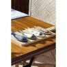 Set da Aperitivo Home ESPRIT Azzurro Verde Blu Marino Bambù Porcellana Mediterraneo Pesci 36 x 18 x 1,3 cm 5 Pezzi