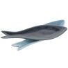 Set da Aperitivo Home ESPRIT Azzurro Verde Blu Marino Bambù Porcellana Mediterraneo Pesci 36 x 18 x 1,3 cm 5 Pezzi