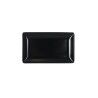 Vassoio per aperitivi La Mediterránea Grigio scuro 25 x 15 x 2 cm (12 Unità)