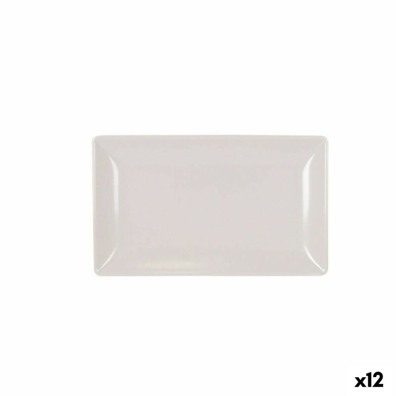 Vassoio per aperitivi La Mediterránea Bianco 30 x 20 x 2,5 cm (12 Unità) Vassoio per aperitivi La Mediterránea Bianco 30 x 20 x 2,5 cm (12 Unità)