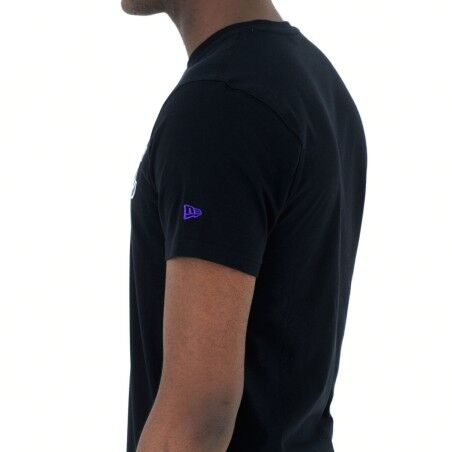 Maglia a Maniche Corte Uomo New Era  NOS NBA LOSLAK 60416756  Nero