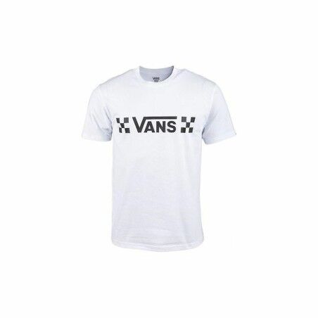 Maglia a Maniche Corte Uomo Vans Drop V Check-B Bianco