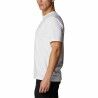 Maglia a Maniche Corte Uomo Columbia Sun Trek Bianco Uomo