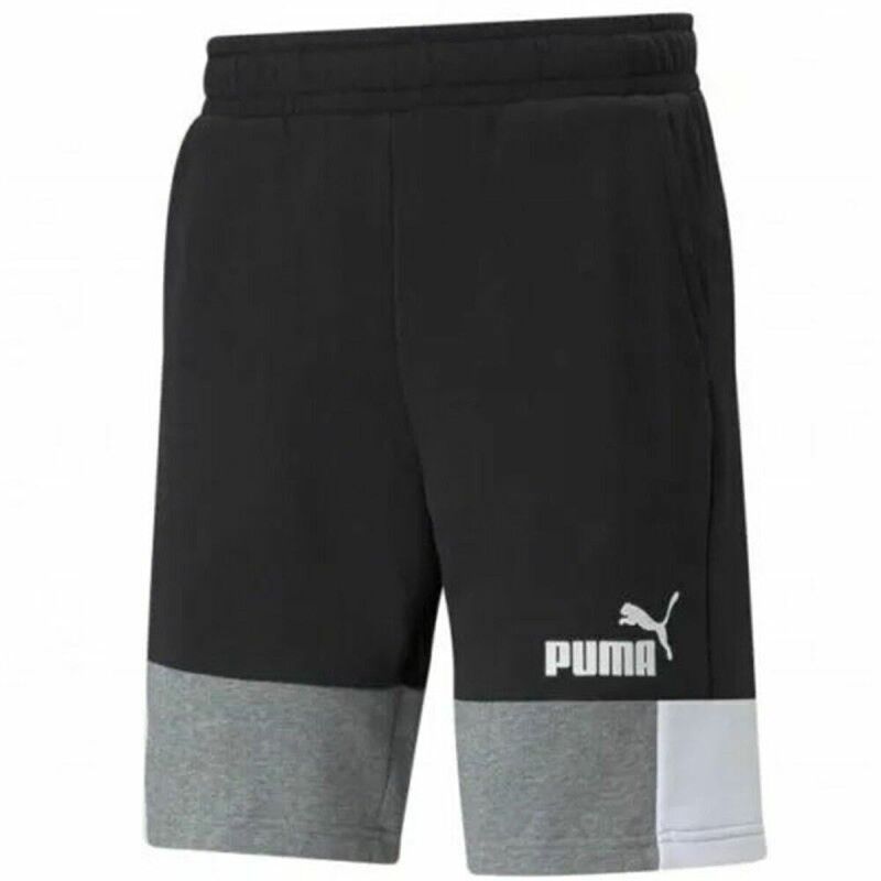 Pantaloni Corti Sportivi da Uomo Puma Essentials+ Nero Pantaloni Corti Sportivi da Uomo Puma Essentials+ Nero