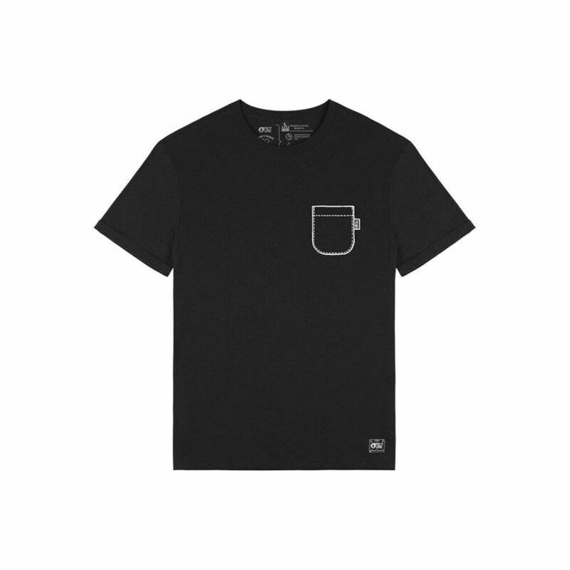 Maglia a Maniche Corte Uomo Picture Deelwi Nero Maglia a Maniche Corte Uomo Picture Deelwi Nero