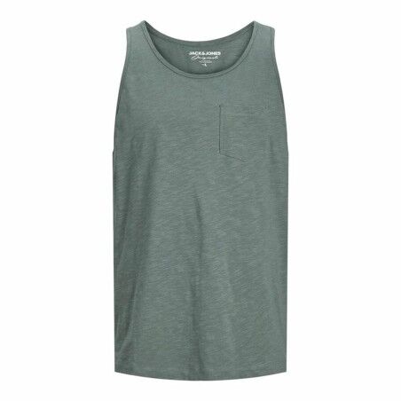 Canotta Uomo Jack & Jones Jortampa Slub Verde