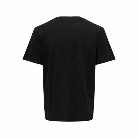 Maglia a Maniche Corte Uomo Only & Sons Onskolton Reg Beach Nero