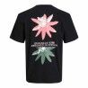 Maglia a Maniche Corte per Bambini Jack & Jones Jortampa Back Tee Ss Nero