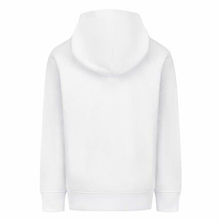 Felpa con Cappuccio Bambino Nike Jordan Jumpman Logo Bianco